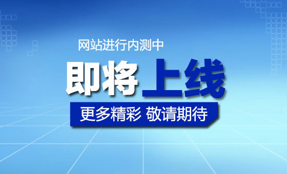 公司网站即将正式上线!敬请期待!